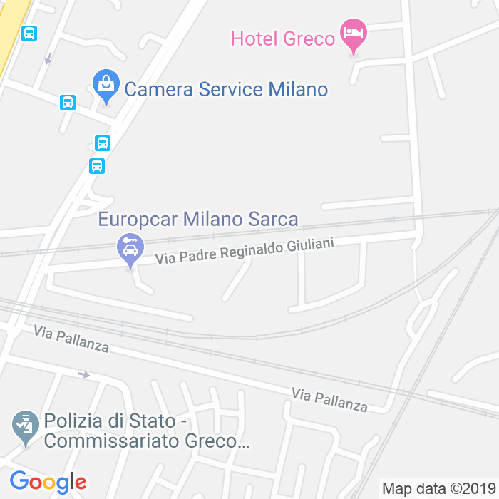 CAP di Via Padre Reginaldo Giuliani a Milano