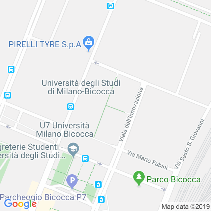 CAP di Piazza Dell Ateneo Nuovo a Milano