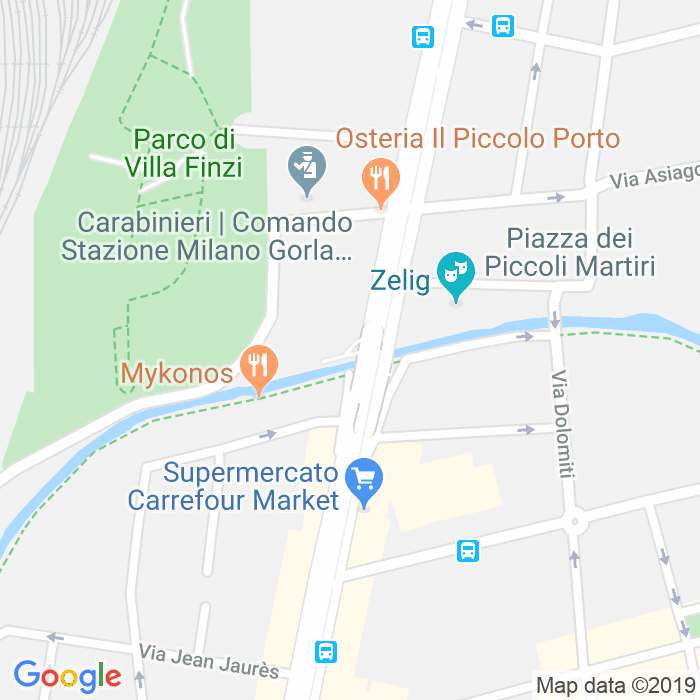 CAP di Piazza Gorla a Milano
