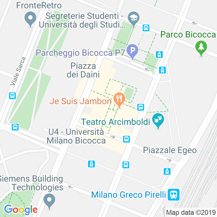 CAP di Piazza Trivulziana a Milano