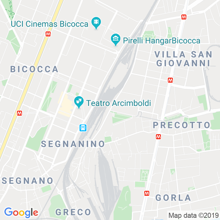 CAP di Via Ernesto Breda a Milano