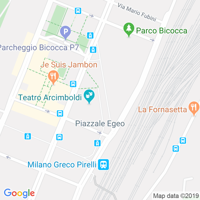 CAP di Via Ettore Fieramosca a Milano