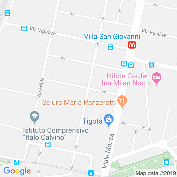 CAP di Via Giovanni Livraghi a Milano
