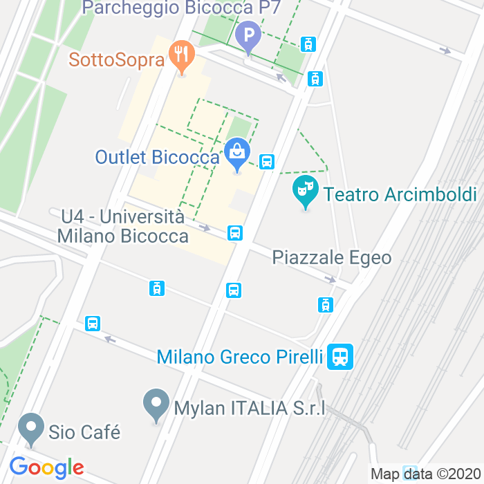 CAP di Via Piero Caldirola a Milano