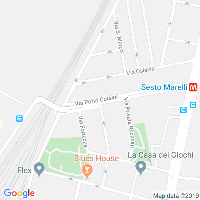 CAP di Via Porto Corsini a Milano