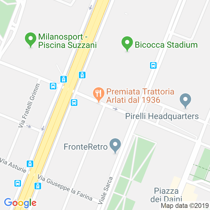 CAP di Via San Glicerio a Milano