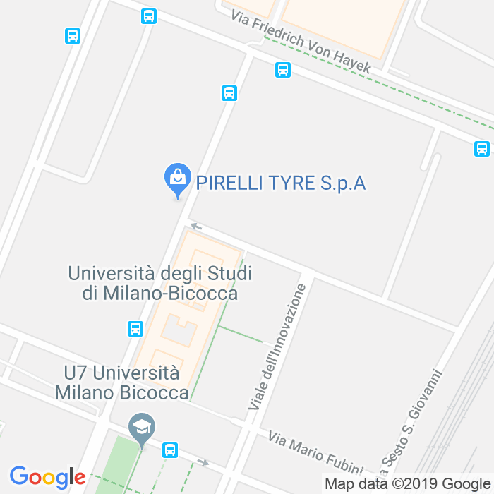 CAP di Via Stella Bianca a Milano