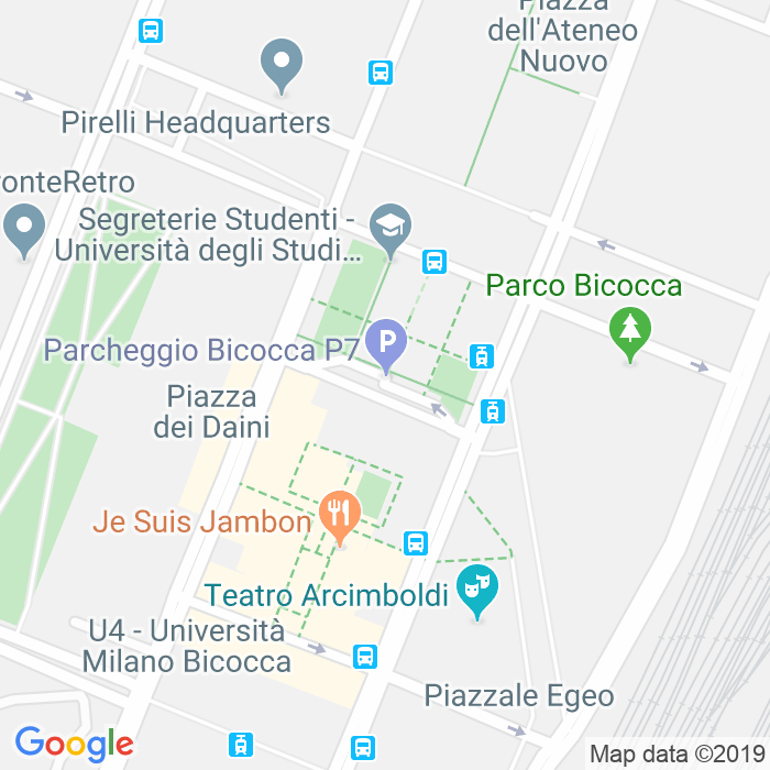 CAP di Via Vizzola a Milano