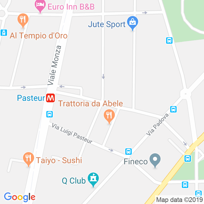 CAP di Via Dei Transiti a Milano