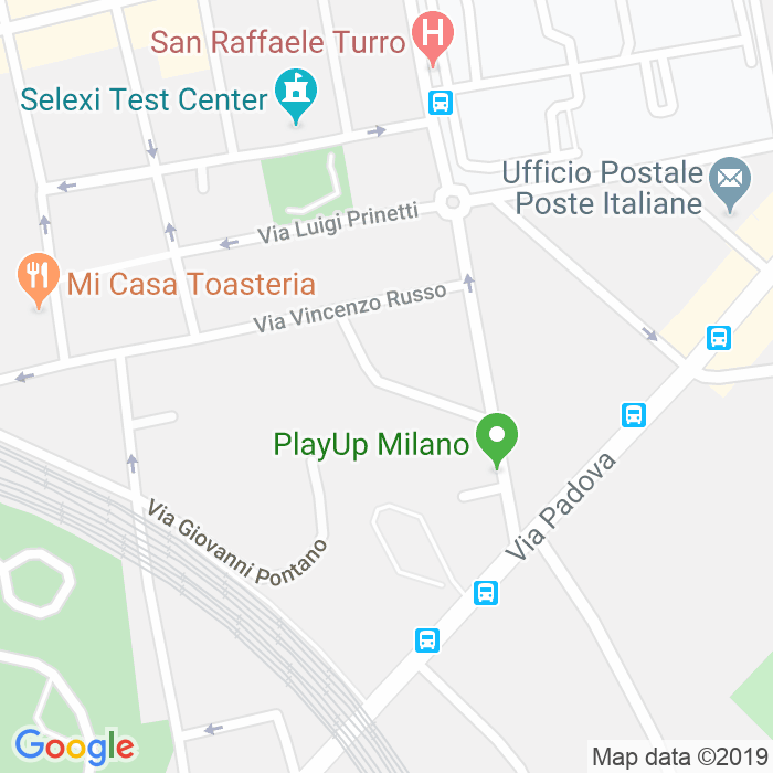 CAP di Via Filippo Tommaso Marinetti a Milano