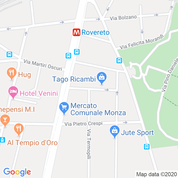 CAP di Via Roggia Scagna a Milano