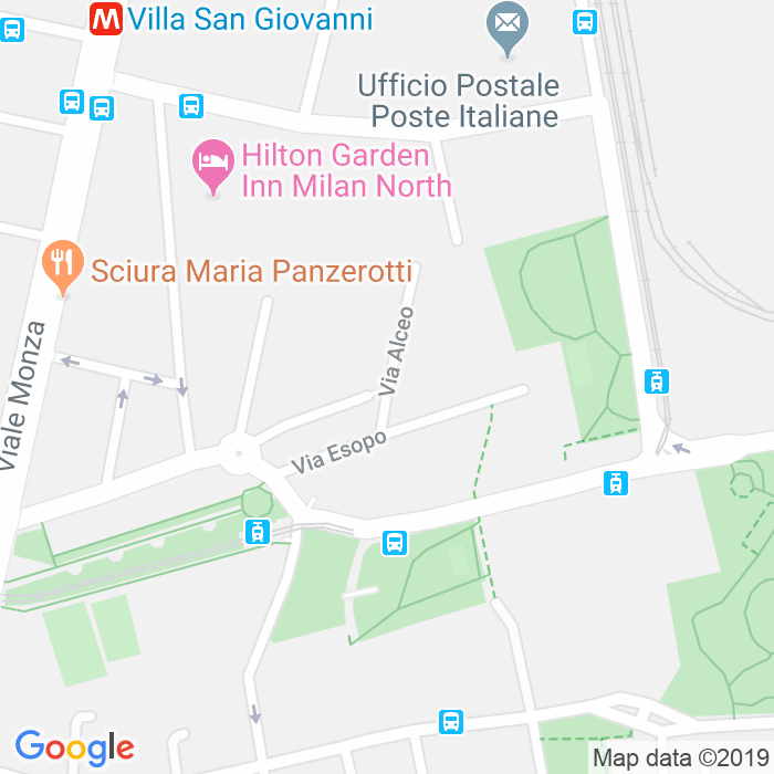 CAP di Via Alceo a Milano
