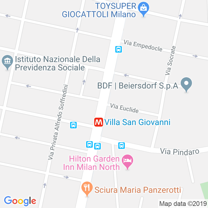 CAP di Via Euclide a Milano