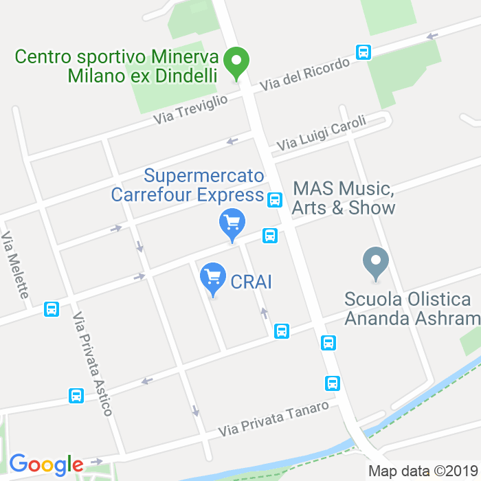 CAP di Via Pietro Magistretti a Milano