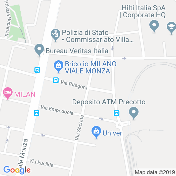 CAP di Via Pitagora a Milano