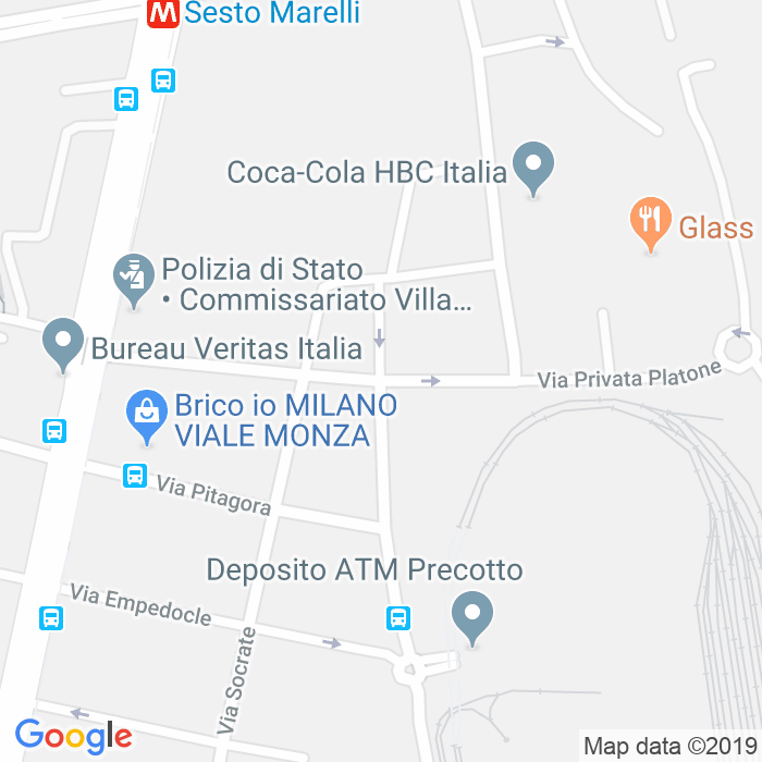 CAP di Via Platone a Milano
