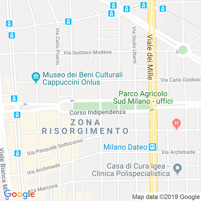 CAP di Corso Indipendenza a Milano