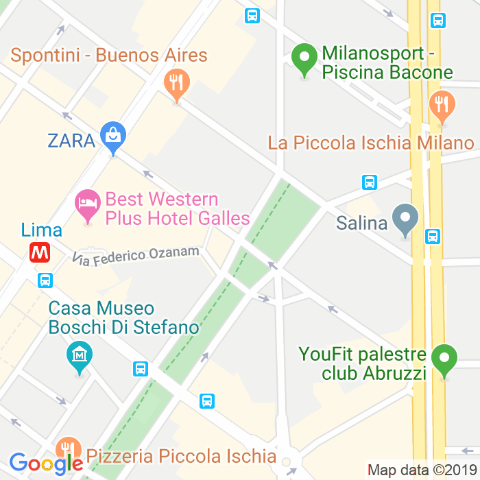 CAP di Piazzale Francesco Bacone a Milano