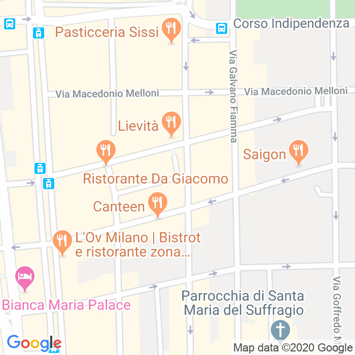 CAP di Via Abramo Lincoln a Milano
