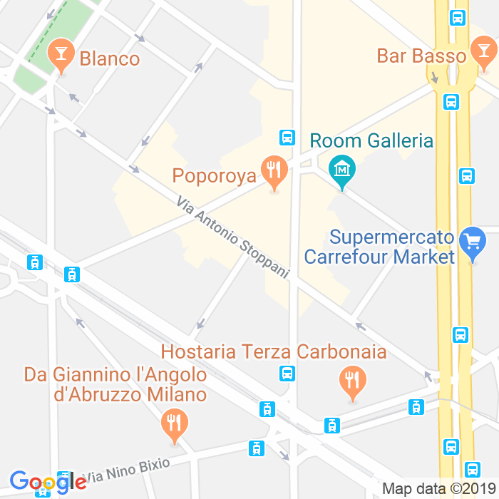 CAP di Via Antonio Stoppani a Milano