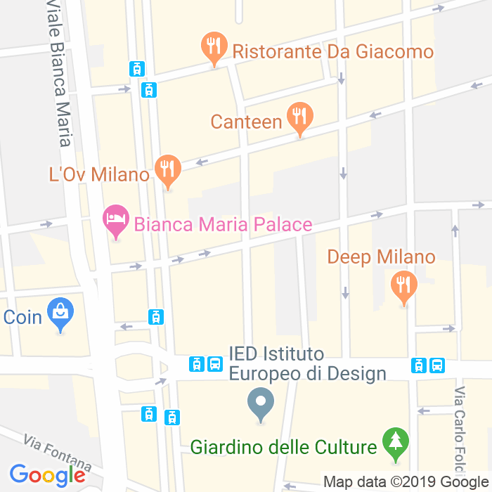 CAP di Via Benvenuto Cellini a Milano