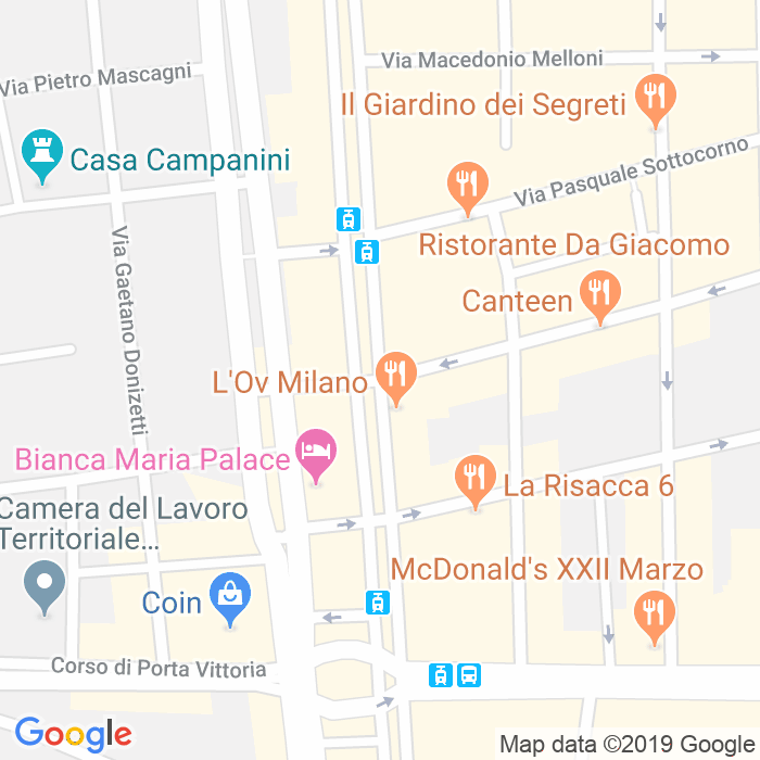 CAP di Via Enrico Cernuschi a Milano