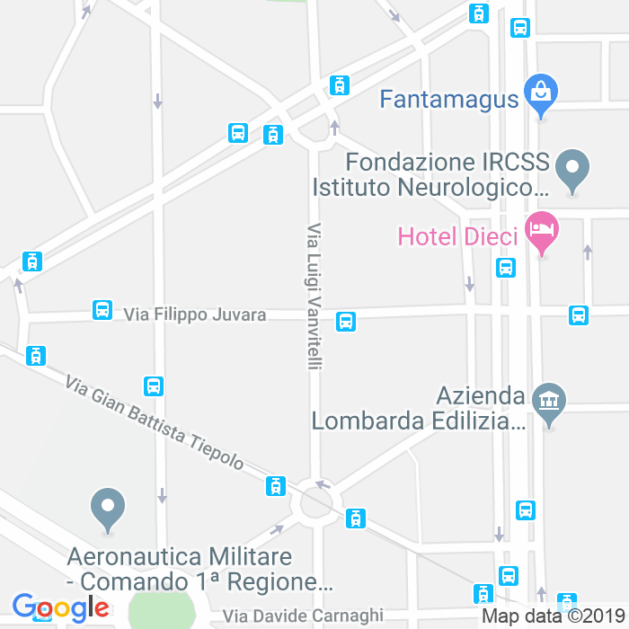CAP di Via Filippo Juvara a Milano