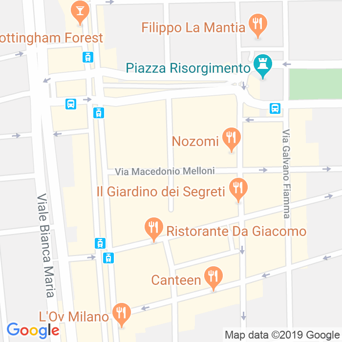 CAP di Via Francesco Guicciardini a Milano