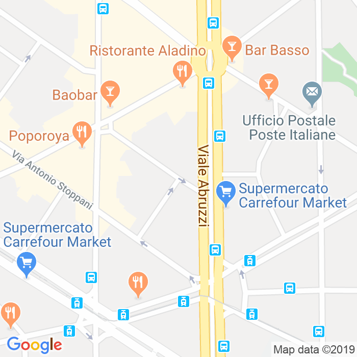 CAP di Via Francesco Hayez a Milano