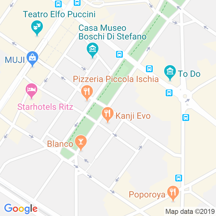CAP di Via Francesco Redi a Milano