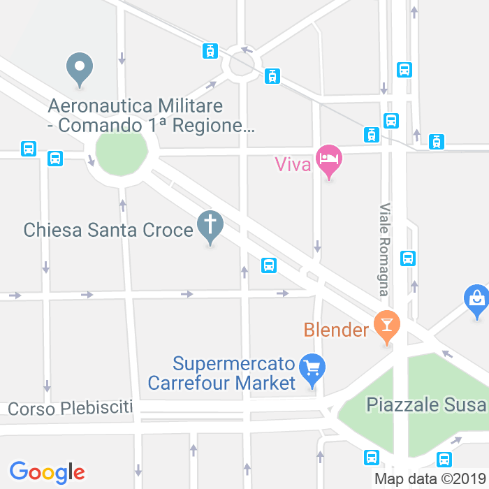 CAP di Via Giuditta Sidoli a Milano