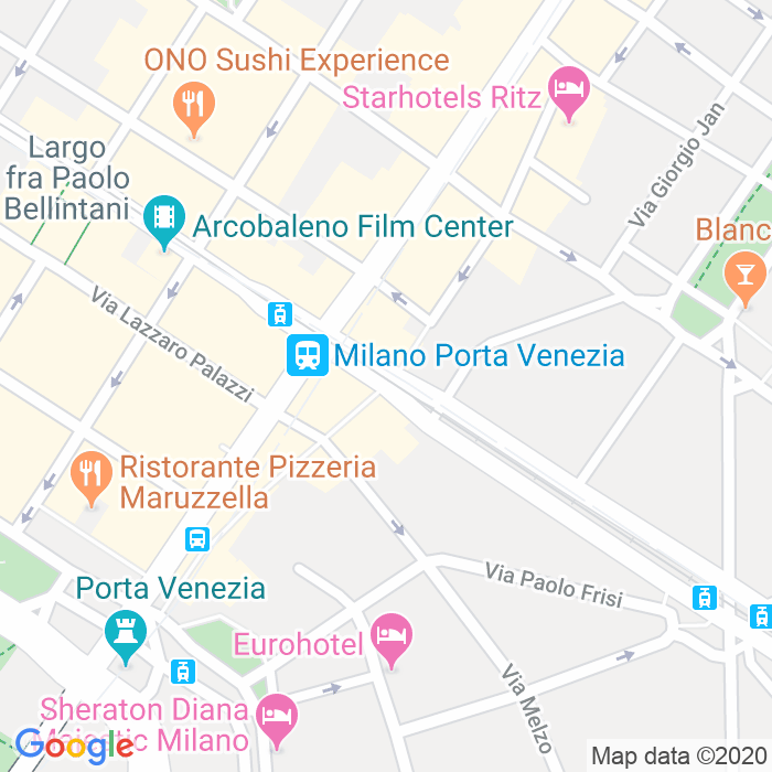 CAP di Via Lazzaro Spallanzani a Milano