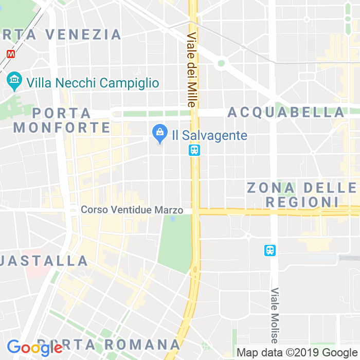 CAP di Via Marcona a Milano