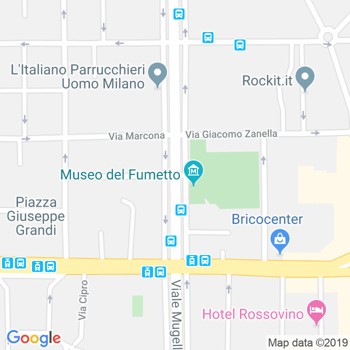CAP di Via Mario Giuriati a Milano