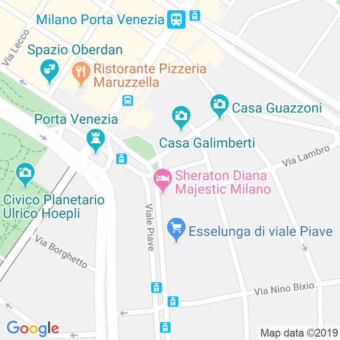 CAP di Via Paolo Mascagni a Milano
