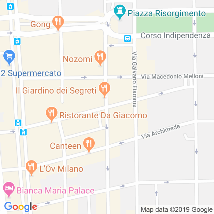 CAP di Via Pasquale Sottocorno a Milano