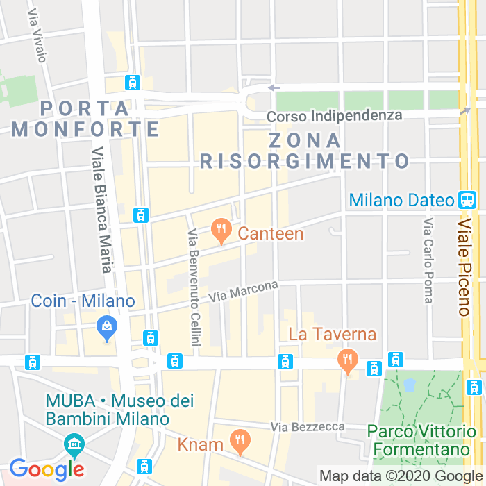 CAP di Via Pietro Calvi a Milano