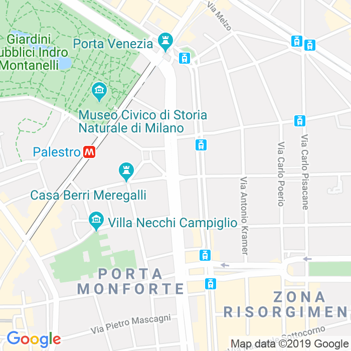 CAP di Viale Luigi Majno a Milano