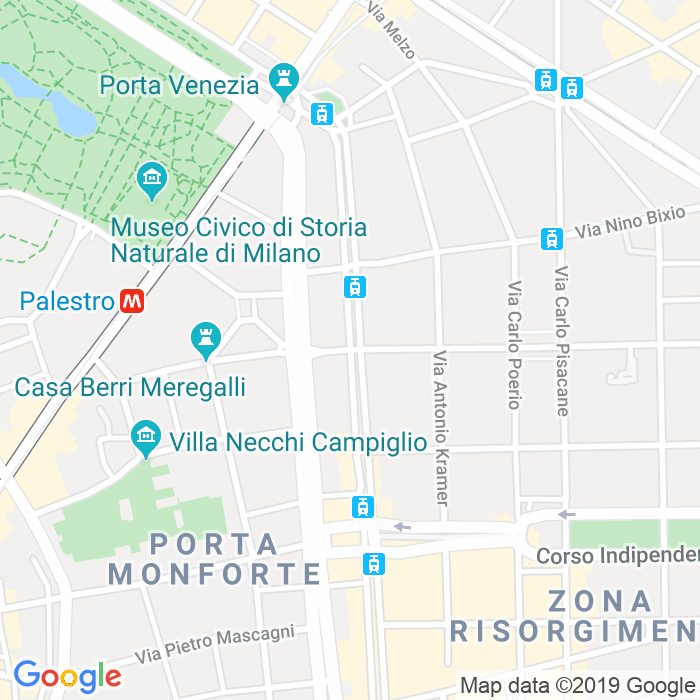 CAP di Viale Piave a Milano