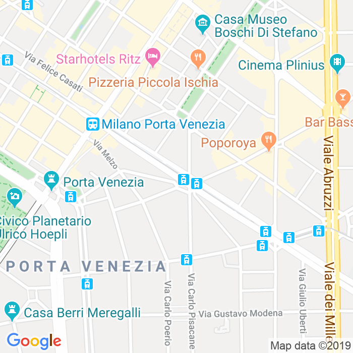 CAP di Viale Regina Giovanna a Milano