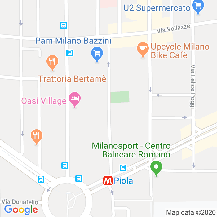 CAP di Via Antonio Bazzini a Milano