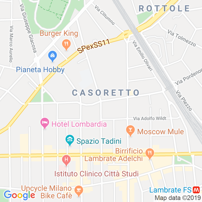 CAP di Via Casoretto a Milano