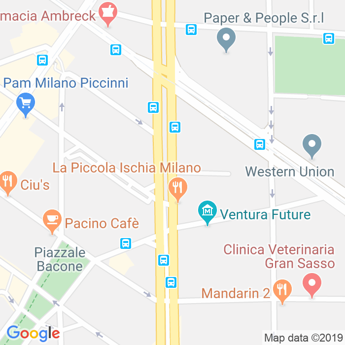 CAP di Via Della Majella a Milano