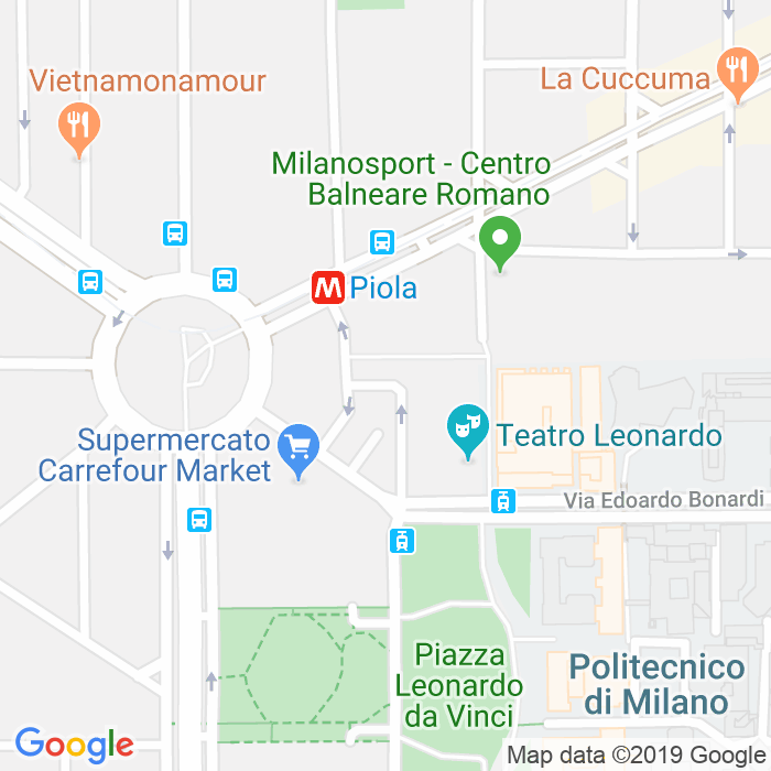 CAP di Via Dino Compagni a Milano