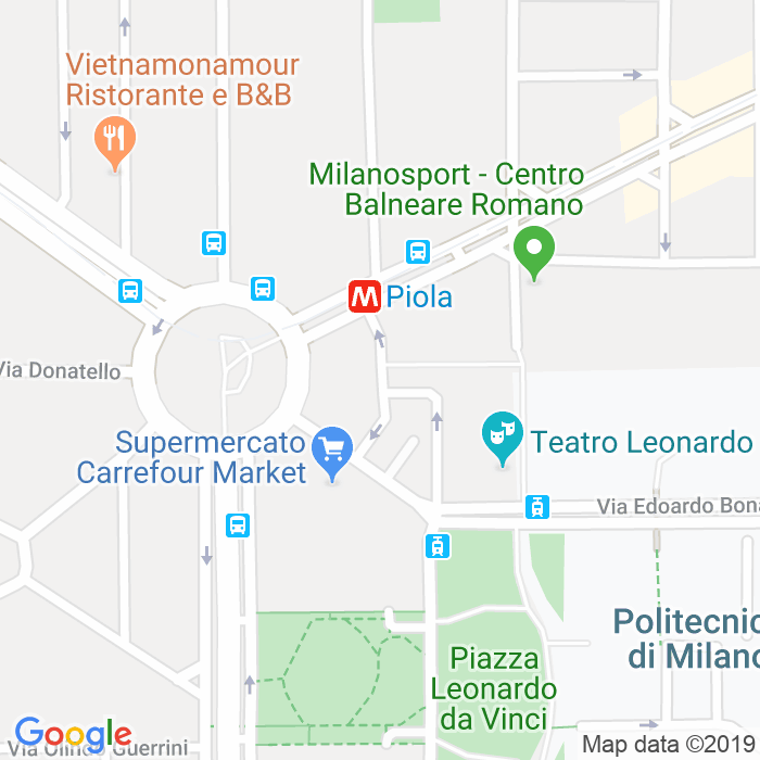 CAP di Via Francesco D'Ovidio a Milano