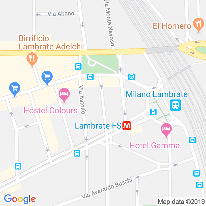 CAP di Via Giovanni Bottesini a Milano