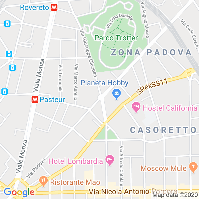CAP di Via Padova a Milano