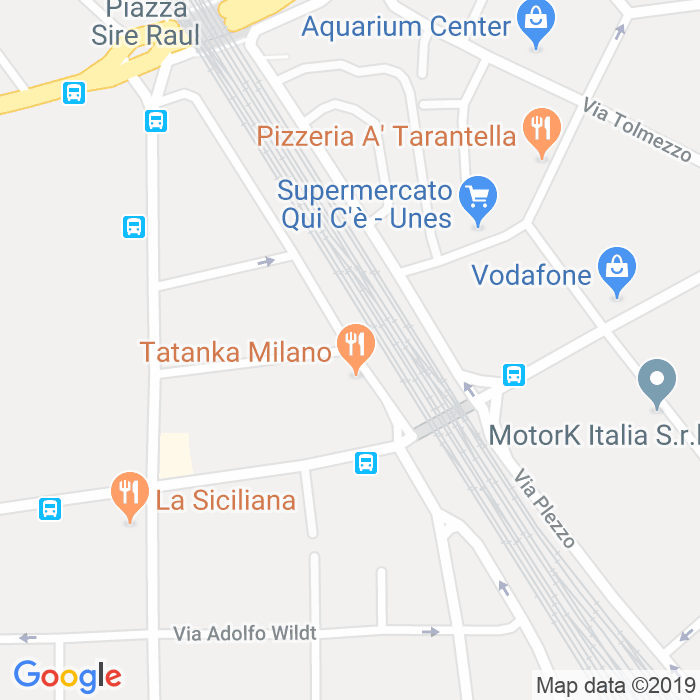 CAP di Via Pompeo Cambiasi a Milano