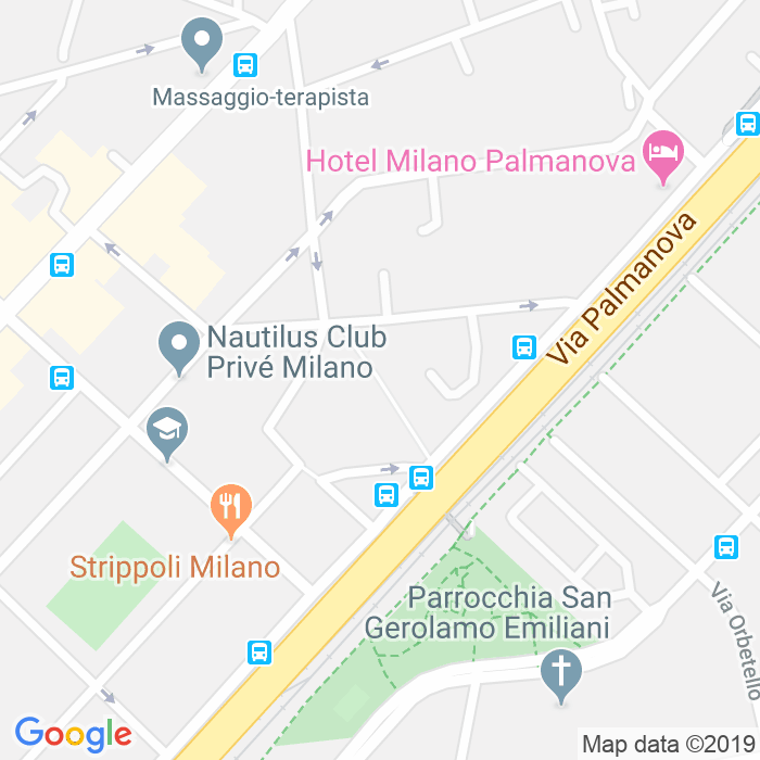 CAP di Via Costantino Bresciani Turroni a Milano