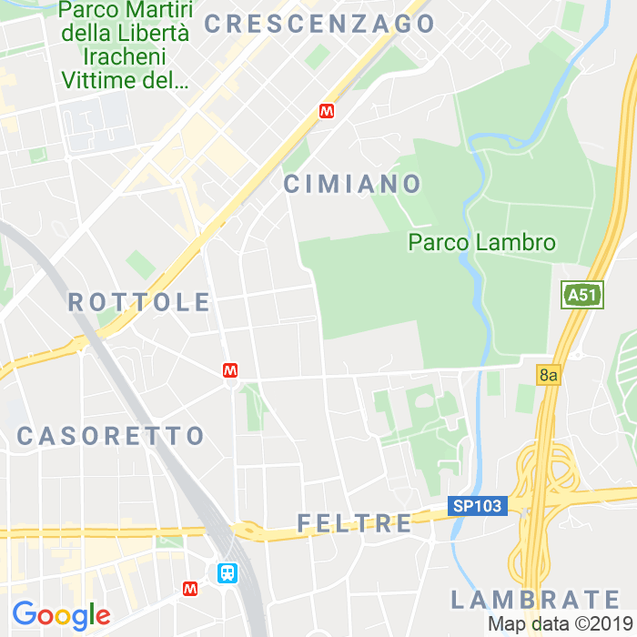 CAP di Via Crescenzago a Milano